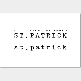 St. Patrick Posters and Art